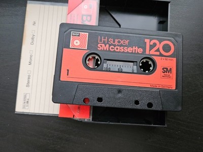 BASF FERRO SUPER LH-120 Audio Kassette 1977