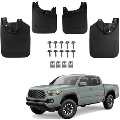 OEM Compatible Heavy-Duty Mud Flaps for 2022-2023 Tacoma - No Drill Installation