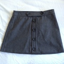 Gap charcoal wool skirt