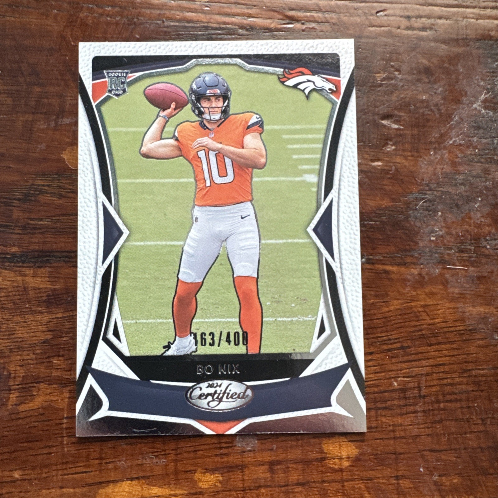 2024 Panini Certified - Rookies Bo Nix #109  /400 (RC)