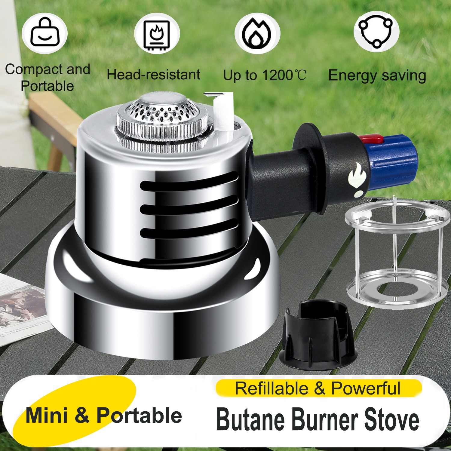 Camping Stove Portable Backpacking Lightweight Hiking Small 