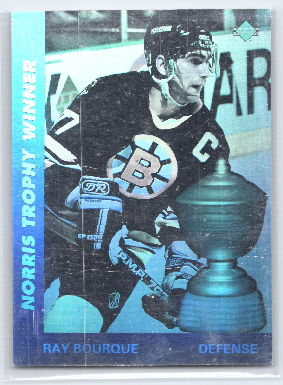 1991-92 Upper Deck - Award Winners Holograms Ray Bourque #AW5 NM Free Shipping