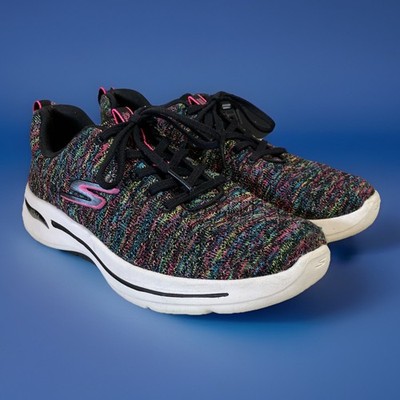 Skechers Multicolor Performance Go Walk Arch Fit Glee Women s Size 8 Sneakers