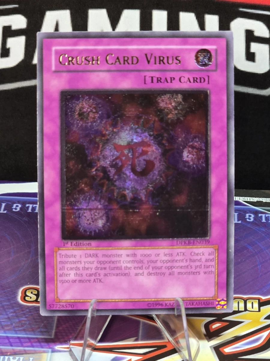 Carte Yu-Gi-Oh! Crush Card Virus DPKB-EN039 - PSA 9 - Ultimate Rare - Comme Neuf