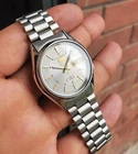 Seiko SKXY77 2001 Grey Textured Sunburst Dial Retro Rare Vintage Automatic JDM
