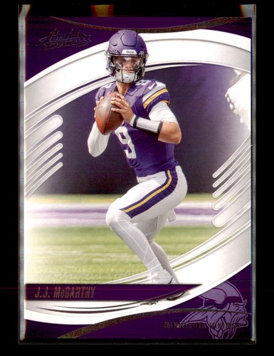 J.J. McCarthy #100 2025 Panini Absolute card