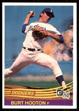 Burt Hooton 1984 Donruss #459 Dodgers MLB READ FREE SHIPPING AutographDen