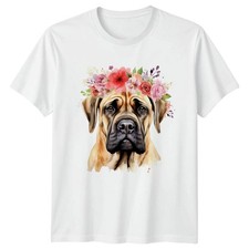 English Mastiff Dog Wearing A Womens T-Shirt Dog Lover Mothers Day Gift For Her