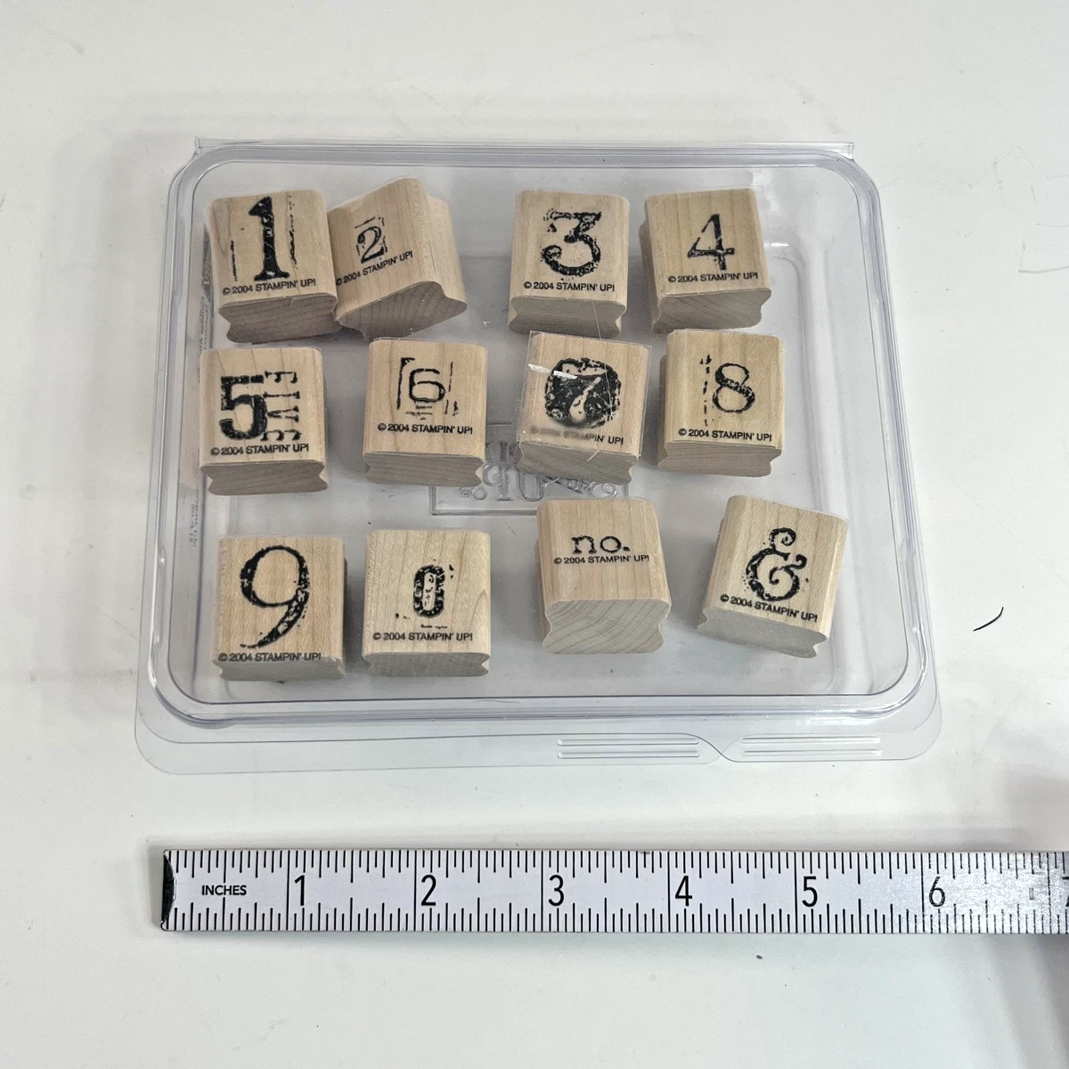 25+ Stampin' Up! Numbers & Letters Mounted Craft Stamps for sale