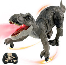 Walking T-Rex Dinosaur Remote Control RC Toys For Kid Action Figure LED Light Up