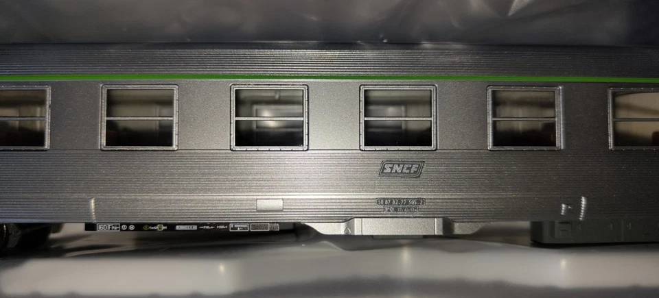 Jouef HJ4135 SNCF Set Inox Dev B9+B6d - Image 4 of 4