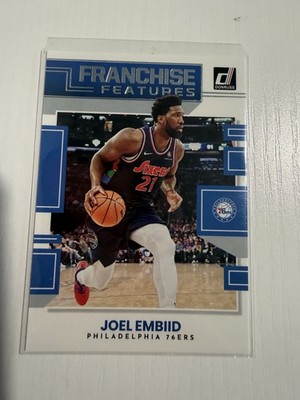 2022-23 Panini Donruss Franchise Features Joel Embiid #4 Philadelphia 76ers