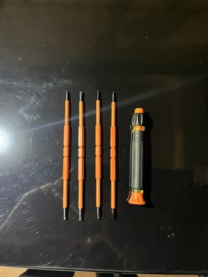Klein Tools 32584INS 8-in-1 Insulated Electronics Screwdriver with P #3539