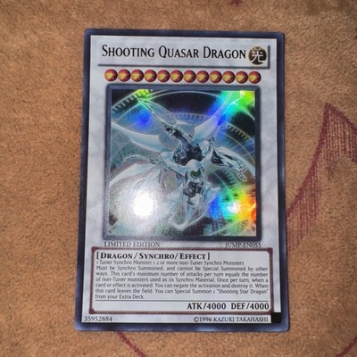 宇宙龍からの導き☆。.:＊・゜ 🔥 YUGIOH Shooting Quasar Dragon JUMP-EN055 ULTRA RARE LIMITED ED