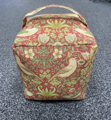 William Morris Strawberry Thief Stoff Türstopper beschwert mit rutschfestem Boden