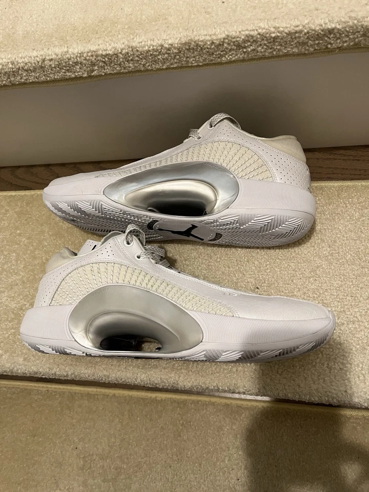 Nike Air Jordan 35 Low PF Blanco Metálico Plateado CW2459-100 Para hombres Talla 11.5 Foto 2 de 4