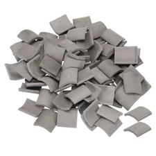 Miniature Roof Tiles Clay Model Roof Tiles for Model Building Grey 80PCS 1:16