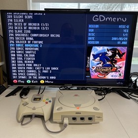 Sega Dreamcast HKT-3020 System Complete with Accessories Tested Working