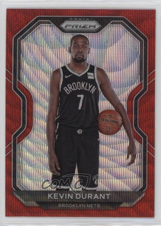 2020-21 Panini Prizm Ruby Wave Prizm Kevin Durant #81 6o3