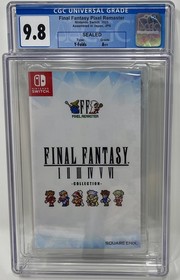 CGC Graded Final Fantasy Pixel NEW Switch (1014629004, 9.8 A++)