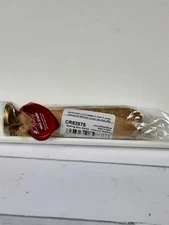 NEW Little Birdie Sealing Wax Stamp Metal Peacock Feather 4x1" Wooden Handle 