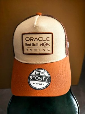Red Bull Racing Caramel Curved Brim Baseball Cap Mesh Breathable Sports Cap
