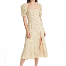 NEW Reformation Bandit Floral Midi Dress, Lined Size 6