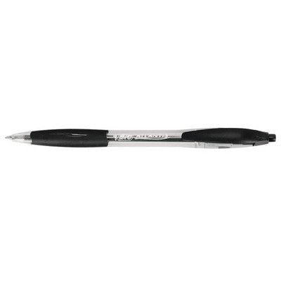 BIC Kugelschreiber ATLANTIS Classic schwarz/transparent, Schreibfarbe:...