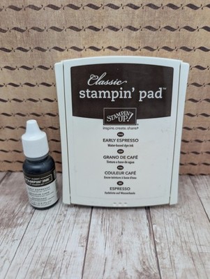 Rare Stampin Up Classic Stampin Ink Pad and Reinker -Choose your color! (s3)