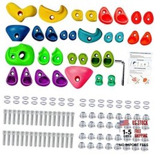32Pcs Rock Climbing Holds for Adults, Rock Wall Climbing Grips, Multi-Size