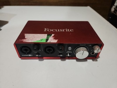 Focusrite Scarlett 2i2 2nd Gen USB Audio Interface With Interface Cable