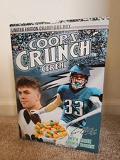 Coop's Crunch Cooper DeJean Limited Edition Champions Box Cereal 13oz Coop's Crunch Cooper DeJean Limited Edition Champions Box Cereal 13oz - Image 1