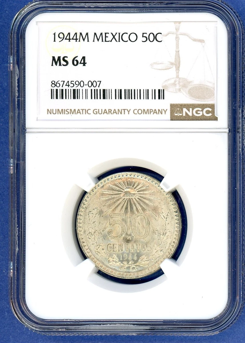 50 Centavos Silver 1944 Year Mexican Coins (1905-Now) for sale | eBay