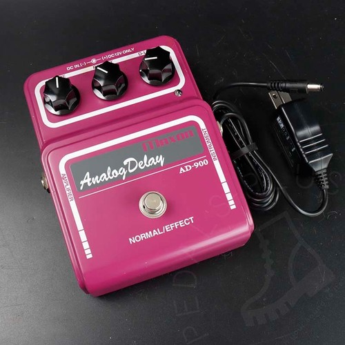 Maxon AD-900 Analog Delay Early Model MN3005 x 2 chips installed w/ PSU