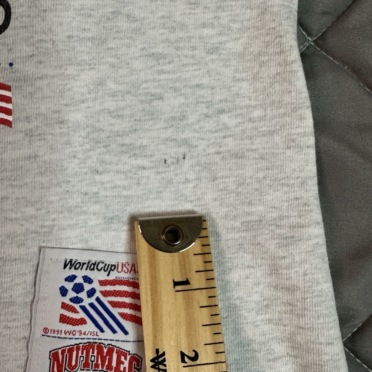 VINTAGE Nutmeg World Cup Shirt Mens Large USA 1994 VINTAGE Nutmeg World Cup Shirt Mens Large USA 1994