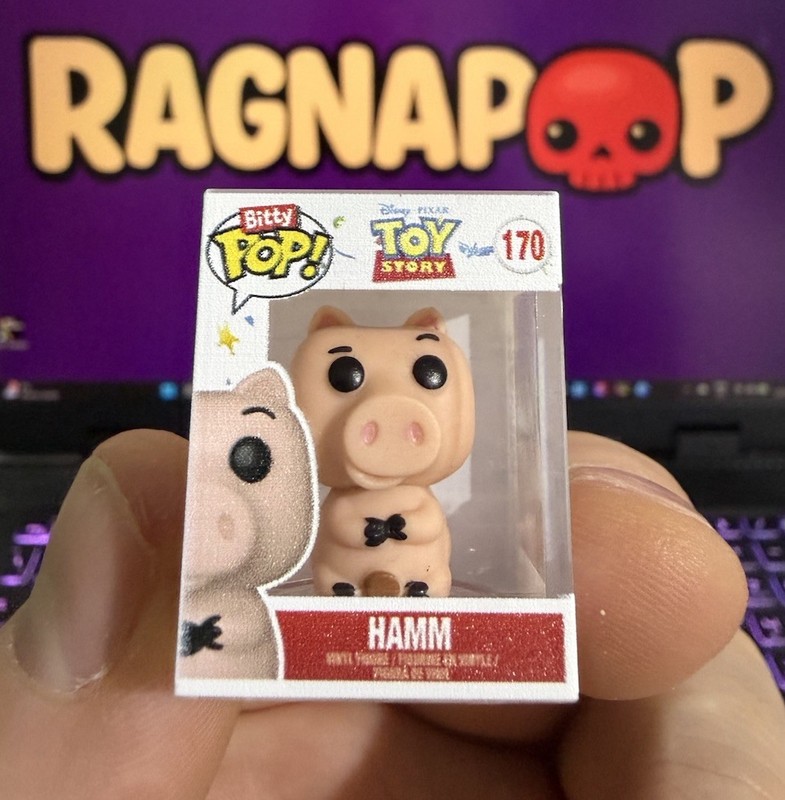 Funko Bitty Pop Toy Story HAMM #170 DISNEY PIXAR (0.9-inches tall)