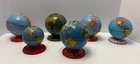 LOT OF 6 VTG 1940s/1950s OHIO ART & J. Chein & CO Lithograph TIN WORLD GLOBES