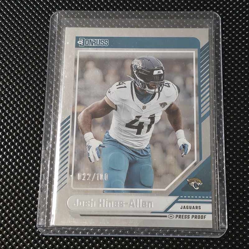 2024 Panini Donruss - Josh Hines-Allen #2 Press Proof Silver /100