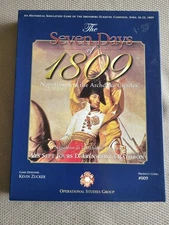 1809 The Seven Days, Napoleon and the Archduck Charles. OSG Games