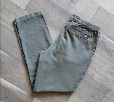 Cove Chino Pants 36 Sage straight Stretch Elastic Waist Casual