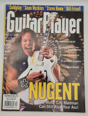 Guitar Player Magazine December 2002 Ted Nugent Cover