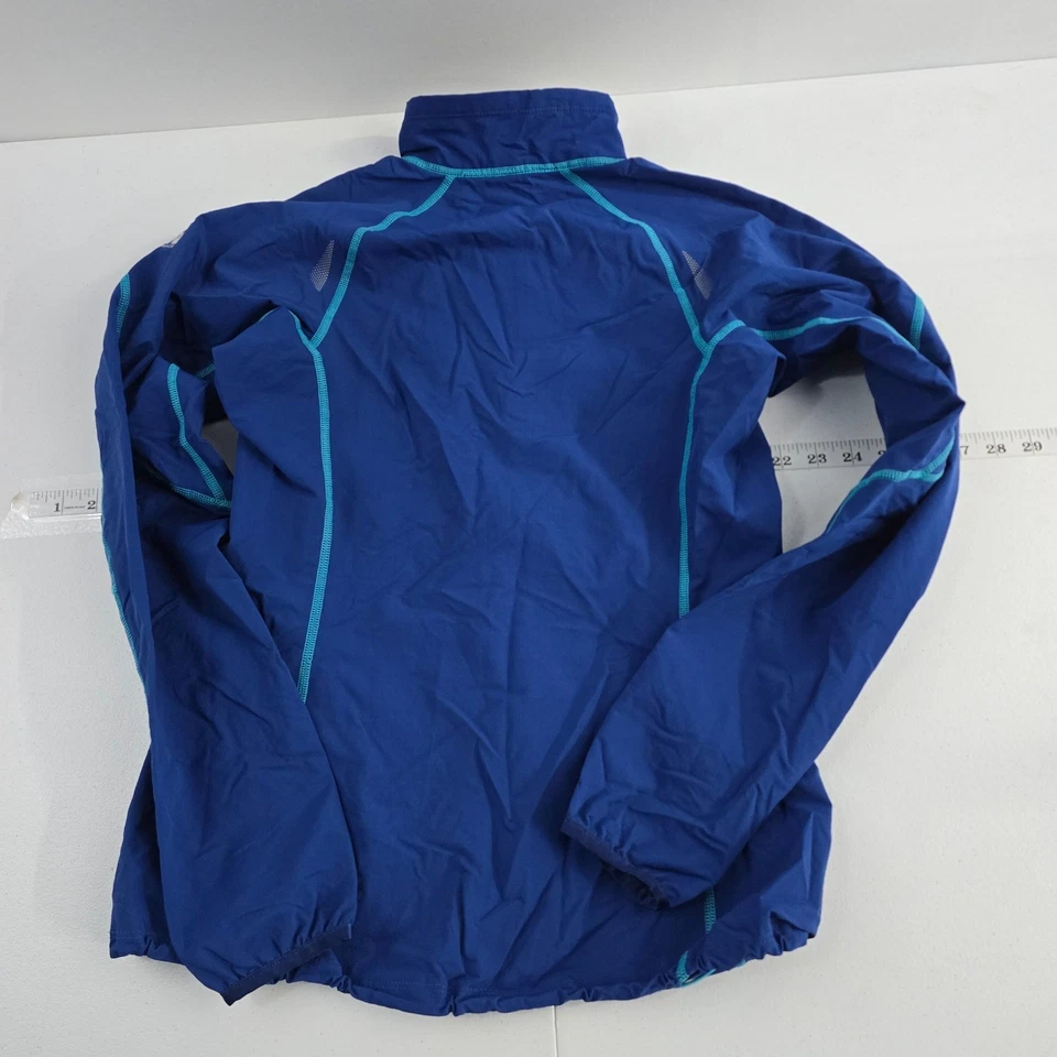 Chaqueta cortavientos Eddie Bauer First Ascent para mujer azul ligera cremallera completa Foto 2 de 4