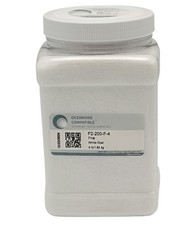 FOUR POUNDS 200 WHITE Opal Fine Oceanside System 96 COE Glass Frit Economy Size