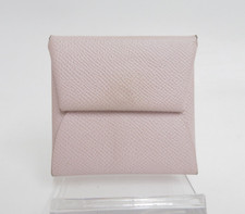 Authentic HERMES Leather Coin Purse Case Small Wallet F#47620