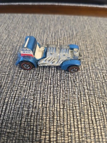 Hot Wheels Redline 1970 Special Delivery Light Blue US Mail Truck Hong Kong