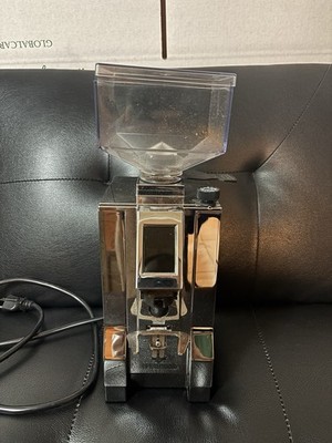 Eureka Mignon Specialita Espresso Grinder White Chrome Super Clean!