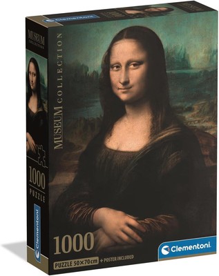 Mona Lisa 1000pc Puzzle Leonardo Da Vinci Painting Jigsaw 14 years Over