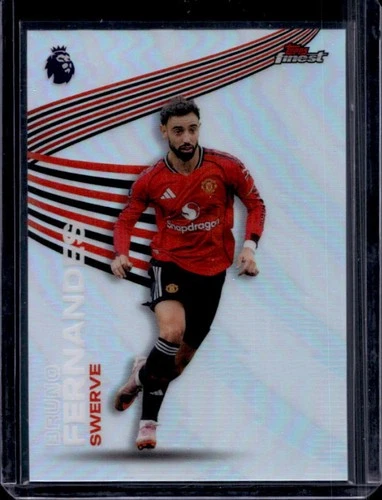 2025-26 Topps Finest Premier League Bruno Fernandes Swerve #SV-27 Man U