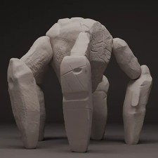 Rocky Figurine Project Hail Mary Gray 3D Prin...