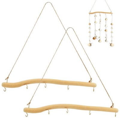 Saycker 2Pcs 15 Inch 15 inches long, 0.79-1.57 wide, Wood Color